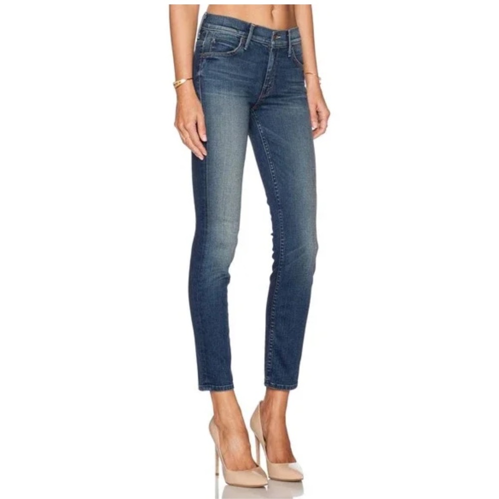 Mother Denim Jeans The Muse Ankle Bushwhacked Distressed Size 27